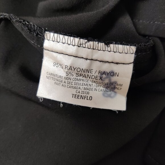 Teenflo Teenflo Girl's Button Down Shirt Blouse in Black Size 14 Goth Whimsigoth - Picture 6 of 6